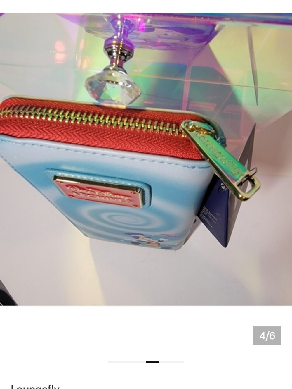 Loungefly Pinocchio Blue Character Wallet - Picture 4 of 6